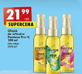 Biedronka Olejek do włosów keratin pantene pro-v oferta