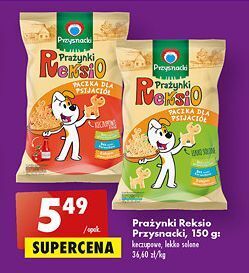 Biedronka Prażynki reksio lekko solone przysnacki oferta