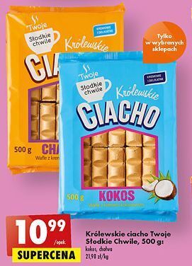 Biedronka Królewskie ciacho chałwa twoje słodkie chwile oferta