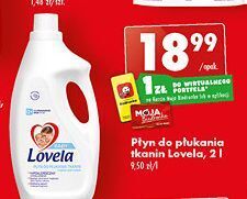 Biedronka Płyn do płukania tkanin lovela oferta