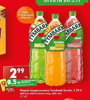 Biedronka Napój jabłko-brzoskwinia tymbark 1936 oferta