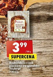 Biedronka Beskidzki boczek pieczony po góralsku szubryt oferta