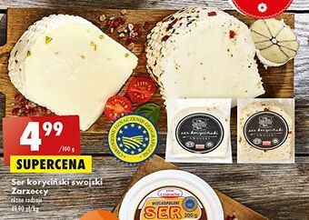 Biedronka Ser koryciński swojski z pomidorem zarzeccy oferta