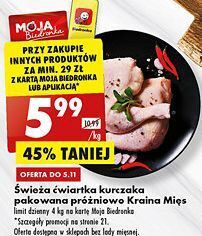 Biedronka Ćwiartka z kurczaka świeża kraina mięs oferta