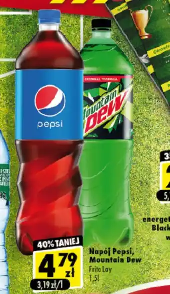 Premium Nasz Sklep Napój Pepsi, Mountain Dew 1,5l oferta
