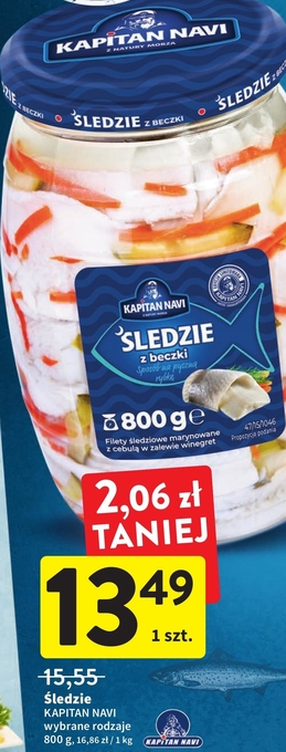 Intermarche Śledzie kapitan navi oferta