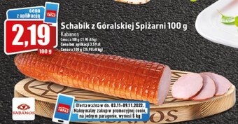 Topaz Schab kabanos oferta