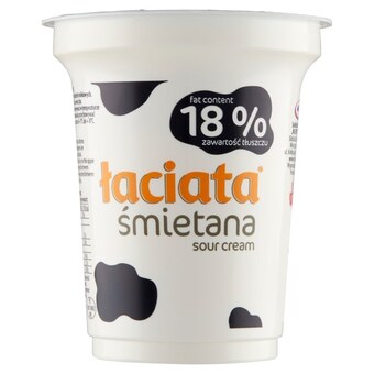 Społem Łaciata śmietana 18% 330 g oferta