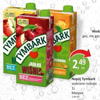 Passa Maspex Napój Tymbark wybrane rodzaje 1L oferta