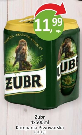 Passa Kompania Piwowarska Żubr 4 x 500 ml oferta