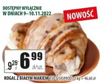 Społem Szczecin asprod rogal z białym makiem 150g oferta