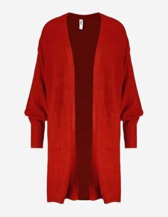 Takko Fashion Dział damski długi kardigan - naszyte kieszenie oferta