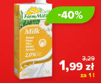 Barbora mleko 2,0% 1l oferta