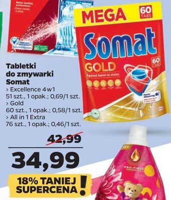 Netto Tabletki do zmywarek extra somat all in 1 oferta