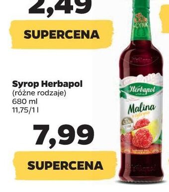 Netto Syrop malinowy z cytryną herbapol oferta