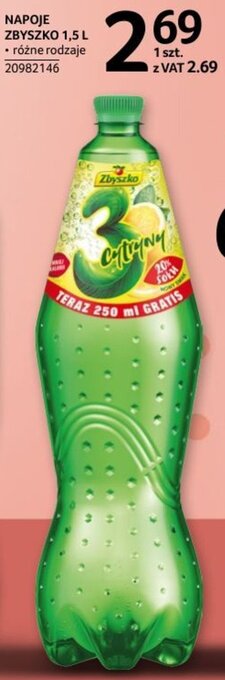 Selgros zbyszko napoje 1,5l oferta