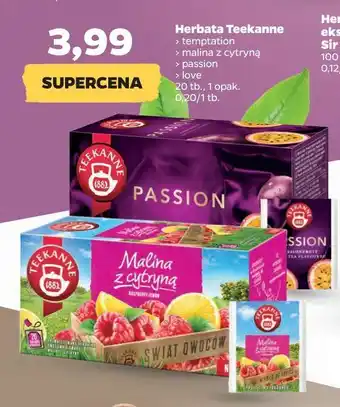 Netto Herbata malina z cytryną teekanne world of fruits oferta