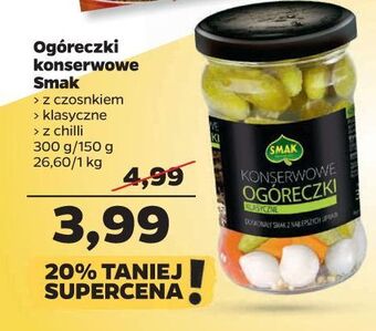 Netto Ogóreczki konserwowe z chili smak oferta