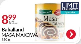 Eurocash Bakalland masa makowa 850g oferta