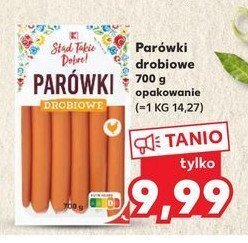 Kaufland Parówki drobiowe oferta
