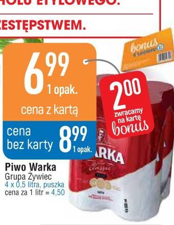 E.Leclerc Piwo warka oferta