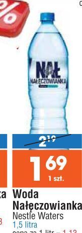 Woda niegazowana nałęczowianka