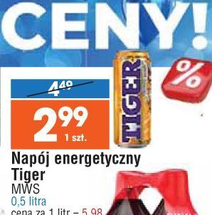 E.Leclerc Napój mango bomb tiger energy drink oferta