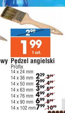 E.Leclerc Pędzel angielski 14 x 50 mm profix oferta