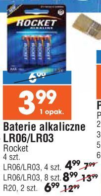 E.Leclerc Baterie aa/lr6 rocket alkaline oferta