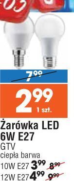 E.Leclerc Żarówka led bańka 12w e27 gtv oferta