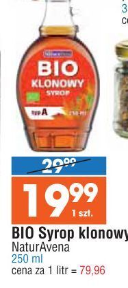E.Leclerc Syrop klonowy naturavena oferta