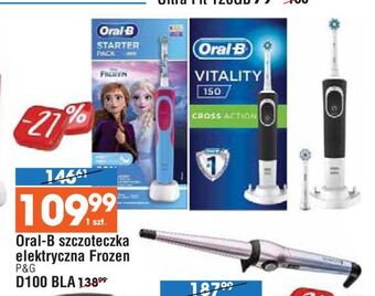 E.Leclerc Szczoteczka do zębów d100.424.1 black oral-b vitality cross action oferta