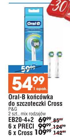E.Leclerc Końcówki do szczoteczek oral-b vitality precision clean oferta