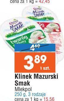 E.Leclerc Twaróg tłusty mazurski smak oferta