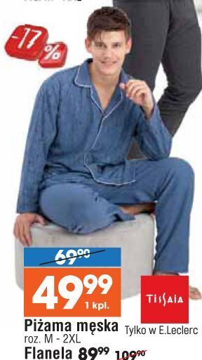 E.Leclerc Piżama męska tissaia oferta