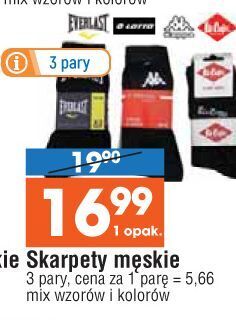 E.Leclerc Stopki męskie kappa oferta