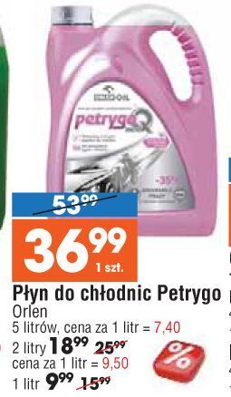 E.Leclerc Płyn do chłodnic petrygo q orlen oferta