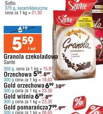 E.Leclerc Granola czekoladowa sante oferta