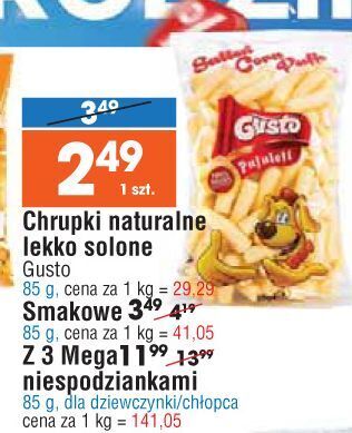 E.Leclerc Chrupki kukurydziane gusto oferta