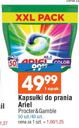 E.Leclerc Kapsułki do prania color ariel 3 in 1 oferta