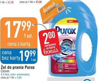 E.Leclerc Żel do prania universal purox oferta