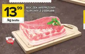 Topaz Boczek wieprzowy surowy z żebrami 1kg oferta