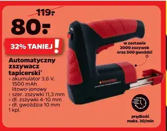 Netto Automatyczny zszywacz tapicerski oferta