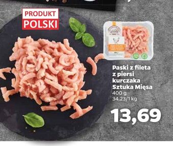 Netto Paski z fileta z piersi kurczaka sztuka mięsa oferta