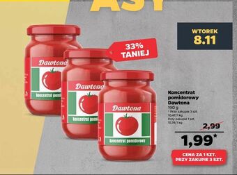 Netto Koncentrat pomidorowy dawtona oferta