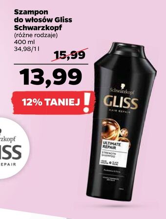 Netto Szampon do włosów gliss schwarzkopf oferta