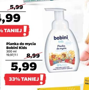 Netto Pianka do mycia bobini kids oferta