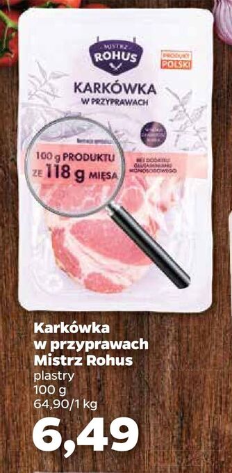 Netto Karkówka w przyprawach mistrz rohus oferta
