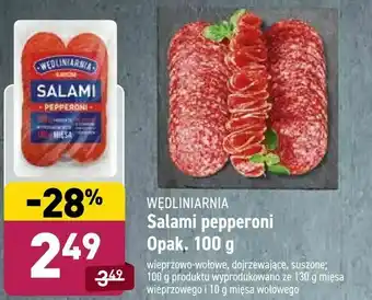 ALDI Salami pepperoni oferta