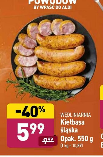 ALDI Kiełbasa śląska oferta